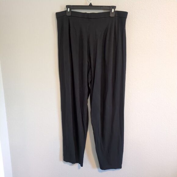 Eileen Fisher Women L Large Tencel Lyocell Elastic Waist Pants - Picture 4 of 5